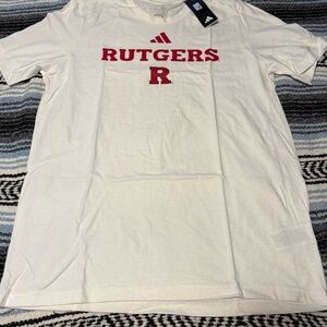 Adidas White Rutgers Men's Shirt
